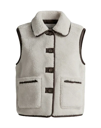 Withblack - WBLIris Bondoed Waistcoat - Birch/Brown